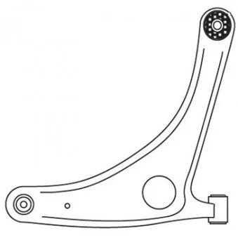 Triangle ou bras de suspension (train avant) FRAP F3790