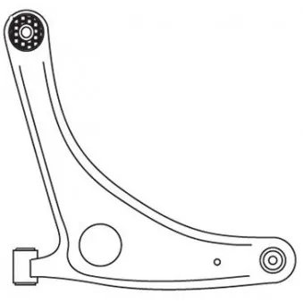 Triangle ou bras de suspension (train avant) FRAP F3791