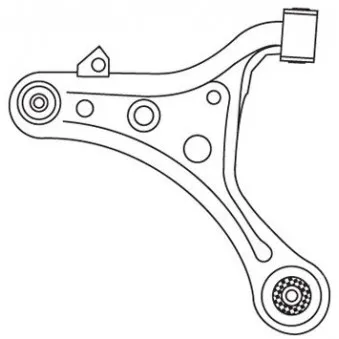 Triangle ou bras de suspension (train avant) FRAP F4202
