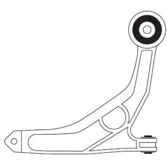 Triangle ou bras de suspension (train avant) FRAP F4566