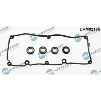 Jeu de joints d'étanchéité, couvercle de culasse Dr.Motor DRM0218S