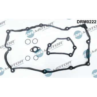 Jeu de joints d'étanchéité, couvercle de culasse Dr.Motor DRM0222