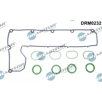 Jeu de joints d'étanchéité, couvercle de culasse Dr.Motor DRM0232