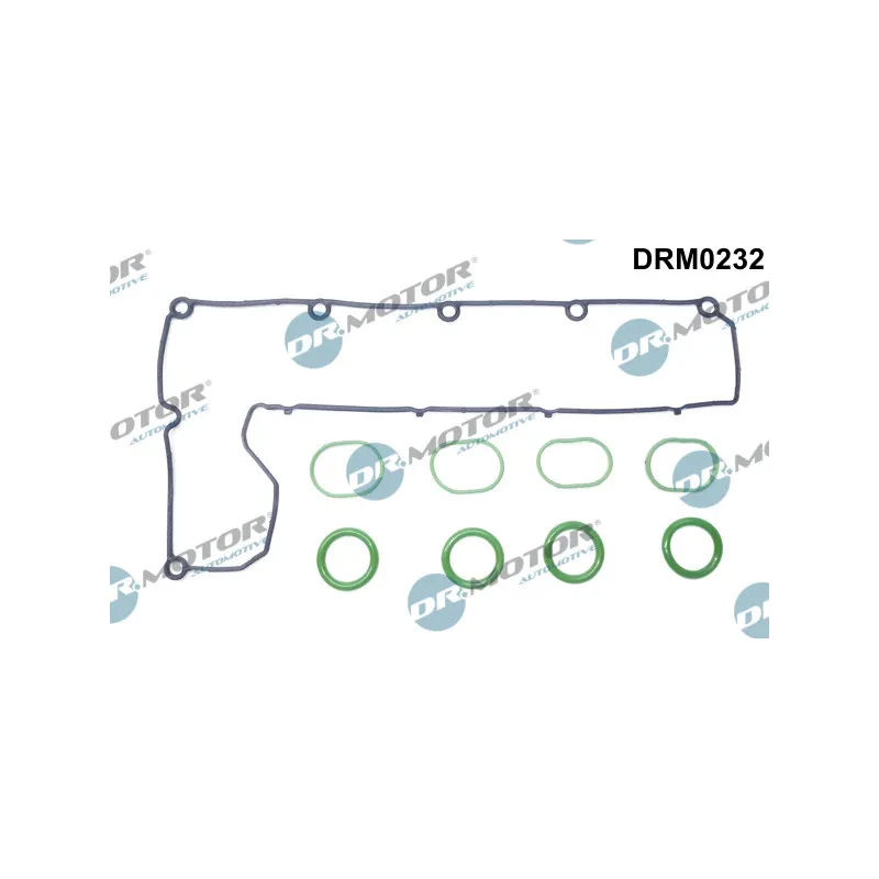 Jeu de joints d'étanchéité, couvercle de culasse Dr.Motor DRM0232