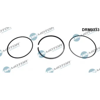 Jeu de segments de pistons Dr.Motor DRM0333