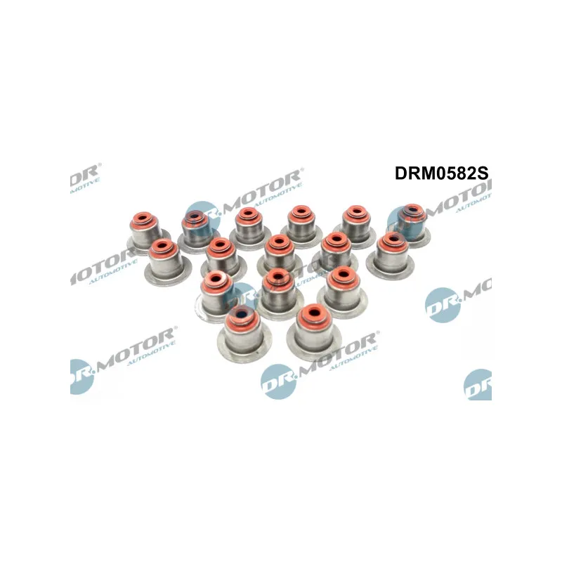 Jeu de joints d'étanchéité, tige de soupape Dr.Motor DRM0582S