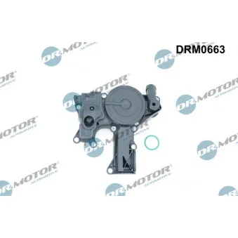 Séparateur d'huile, prise de recyclage des gas de carter Dr.Motor DRM0663