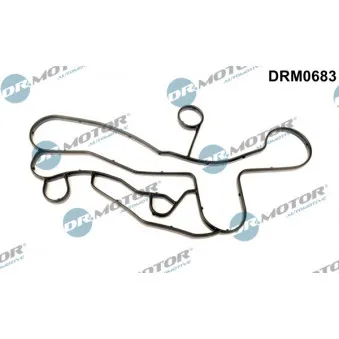 Joint d'étanchéité, boîtier de filtre à huile Dr.Motor DRM0683