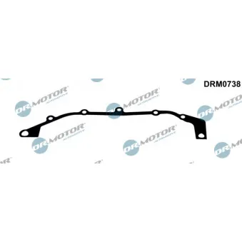 Joint d'étanchéité, couvercle de carter de distribution Dr.Motor DRM0738