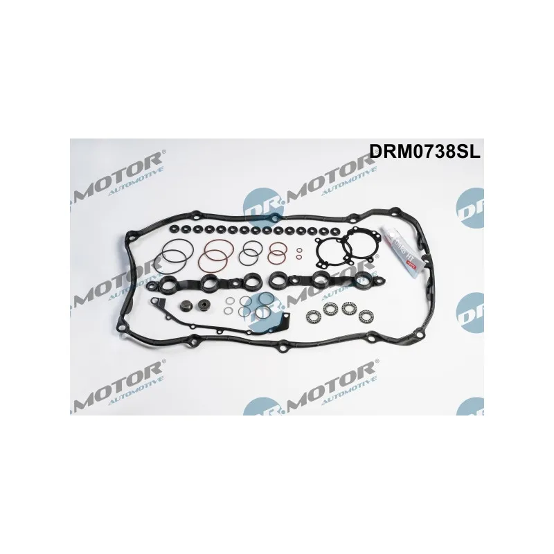 Jeu de joints d'étanchéité, couvercle de culasse Dr.Motor DRM0738SL