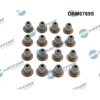 Jeu de joints d'étanchéité, tige de soupape Dr.Motor DRM0769S