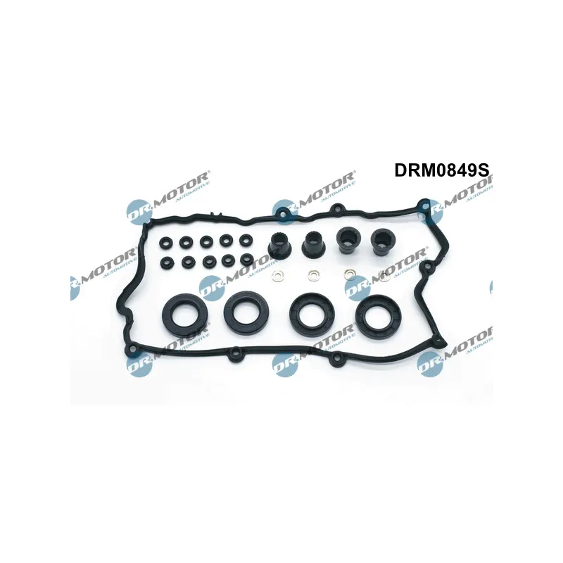 Jeu de joints d'étanchéité, couvercle de culasse Dr.Motor DRM0849S