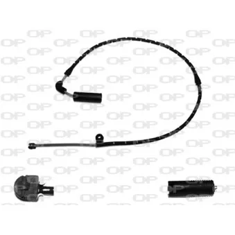 Contact d'avertissement, usure des plaquettes de frein OPEN PARTS