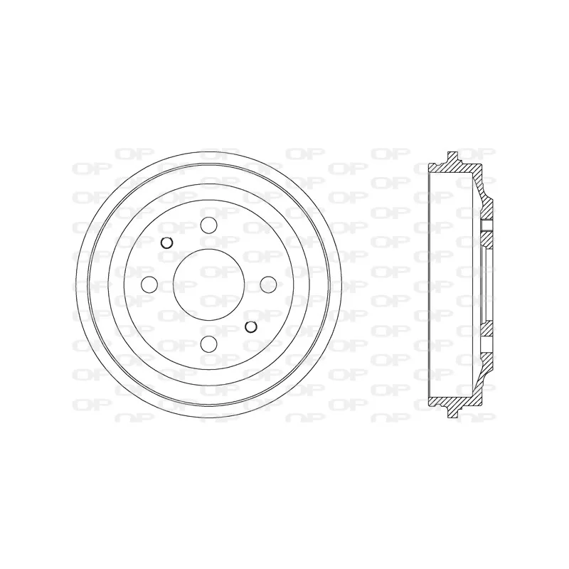 Tambour de frein OPEN PARTS BAD9000.10