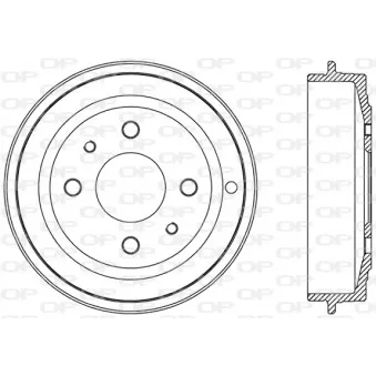 Tambour de frein OPEN PARTS