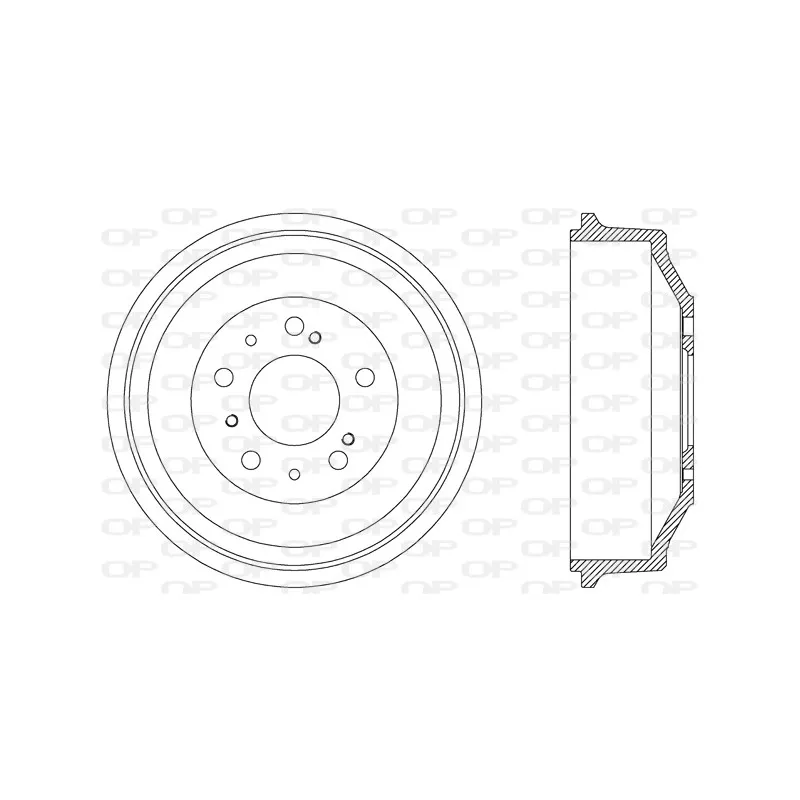 Tambour de frein OPEN PARTS BAD9003.10