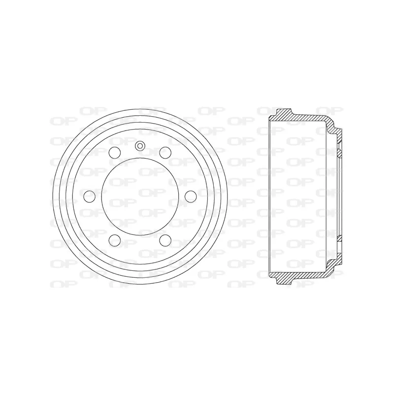 Tambour de frein OPEN PARTS BAD9004.10