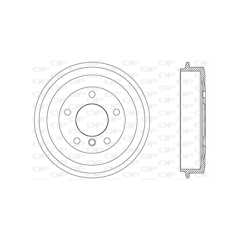 Tambour de frein OPEN PARTS BAD9005.10