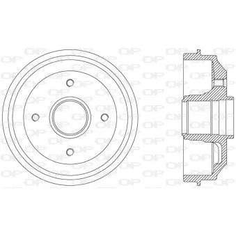 Tambour de frein OPEN PARTS BAD9009.30