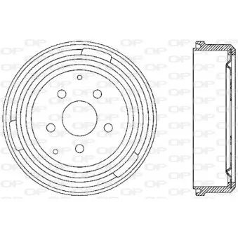 Tambour de frein OPEN PARTS