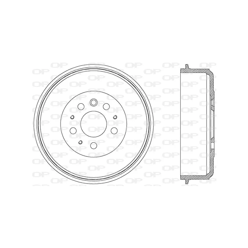 Tambour de frein OPEN PARTS BAD9013.10