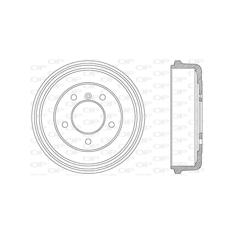 Tambour de frein OPEN PARTS BAD9014.10