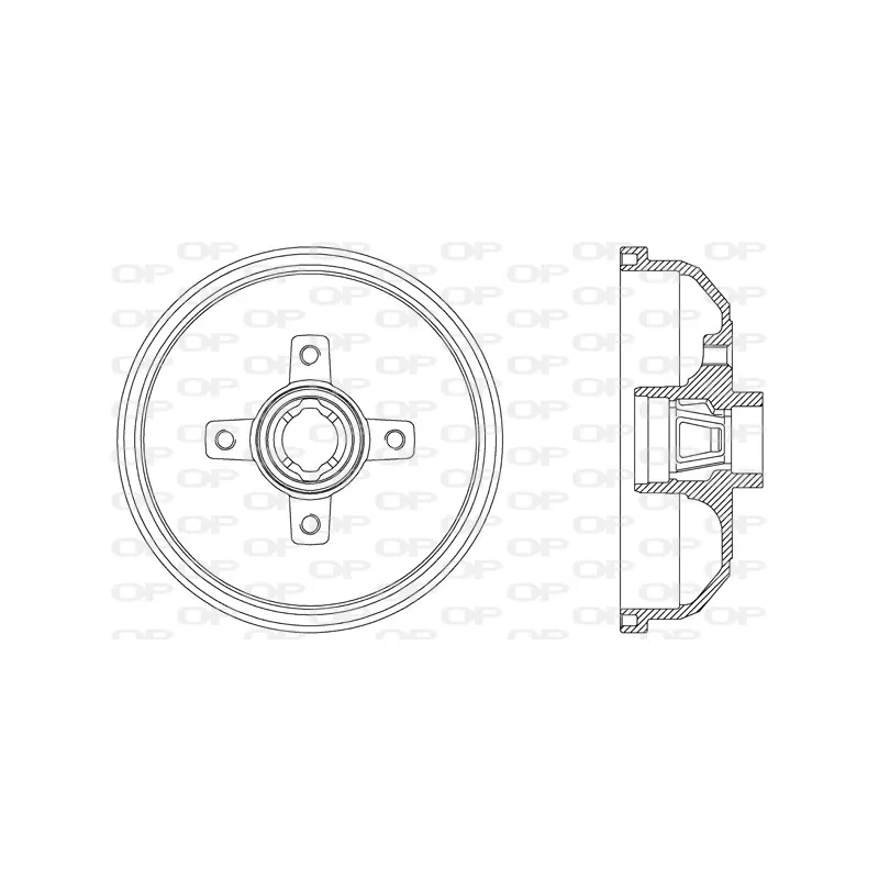 Tambour de frein OPEN PARTS BAD9019.40