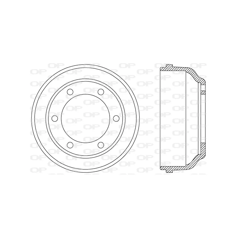 Tambour de frein OPEN PARTS BAD9022.10