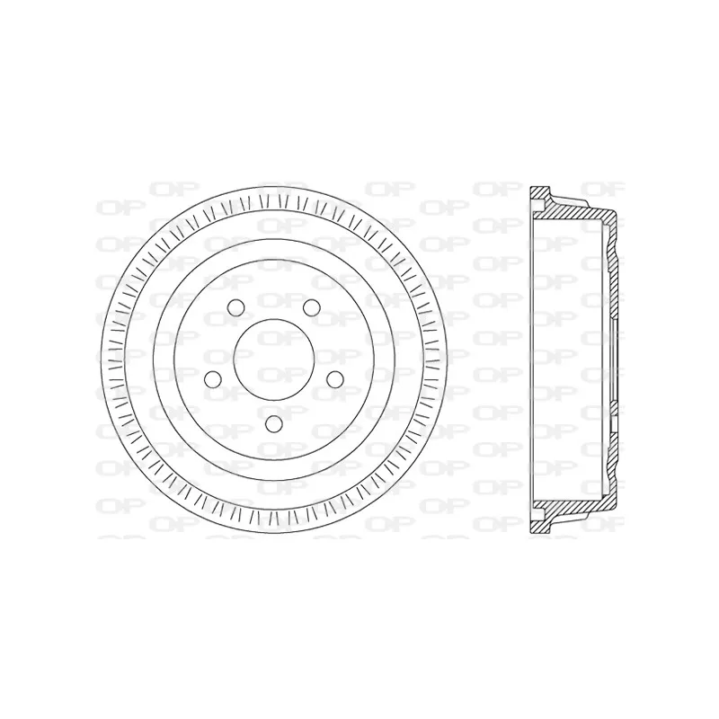 Tambour de frein OPEN PARTS BAD9026.10