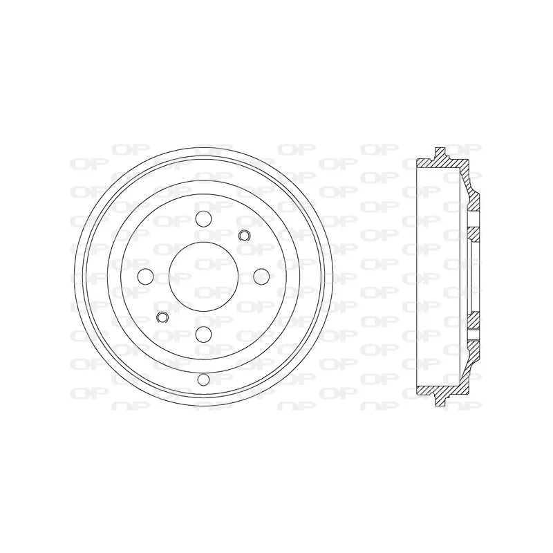 Tambour de frein OPEN PARTS BAD9031.10
