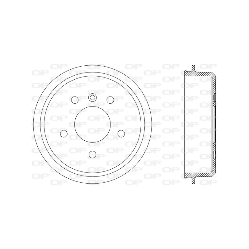 Tambour de frein OPEN PARTS BAD9032.10