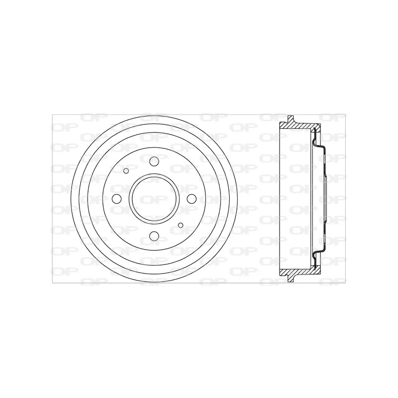Tambour de frein OPEN PARTS BAD9033.20