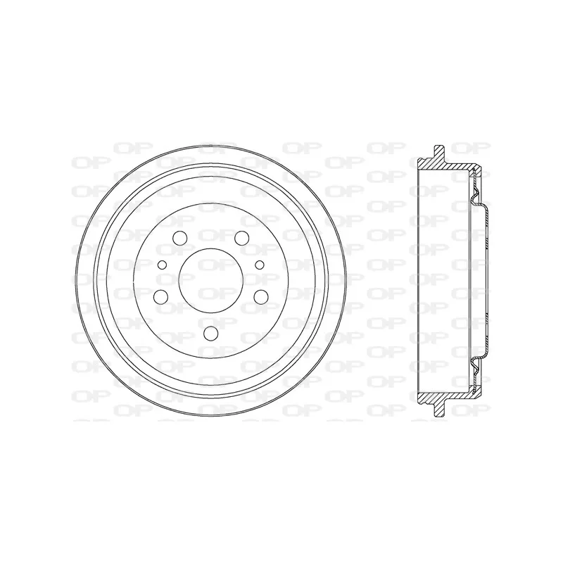 Tambour de frein OPEN PARTS BAD9040.20