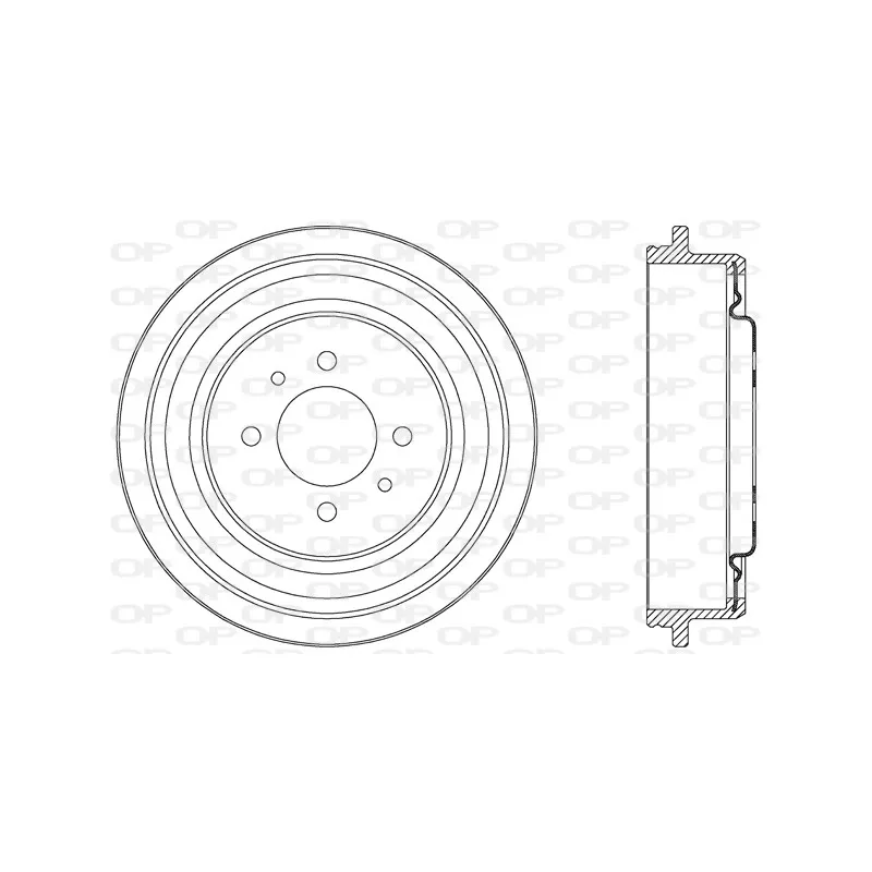 Tambour de frein OPEN PARTS BAD9042.20
