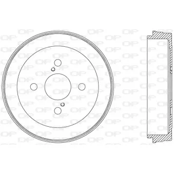 Tambour de frein OPEN PARTS