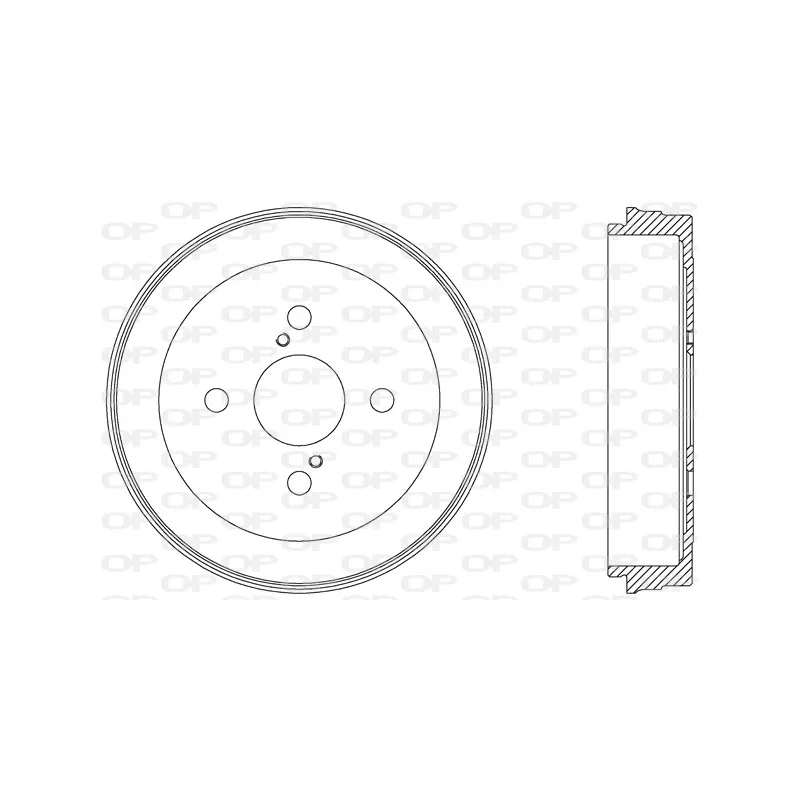 Tambour de frein OPEN PARTS BAD9044.10