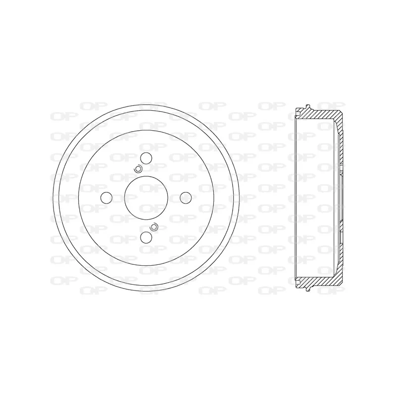 Tambour de frein OPEN PARTS BAD9045.10