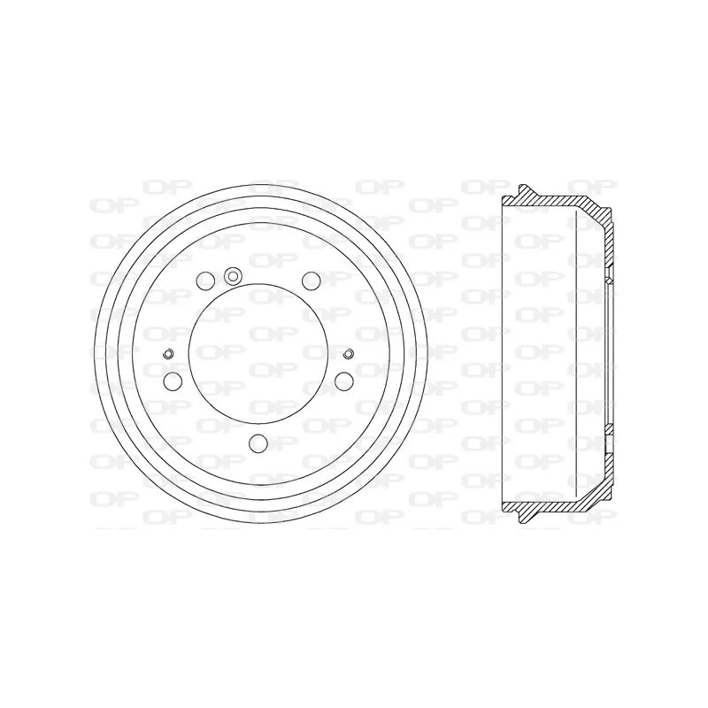 Tambour de frein OPEN PARTS BAD9046.10
