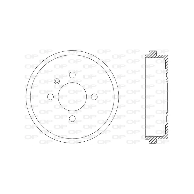 Tambour de frein OPEN PARTS BAD9047.10