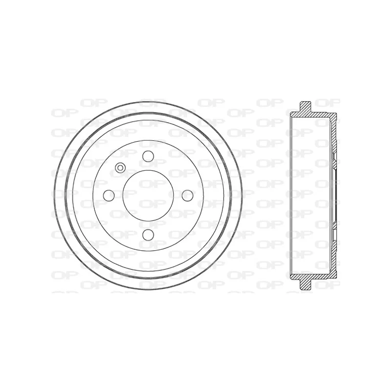 Tambour de frein OPEN PARTS BAD9048.10