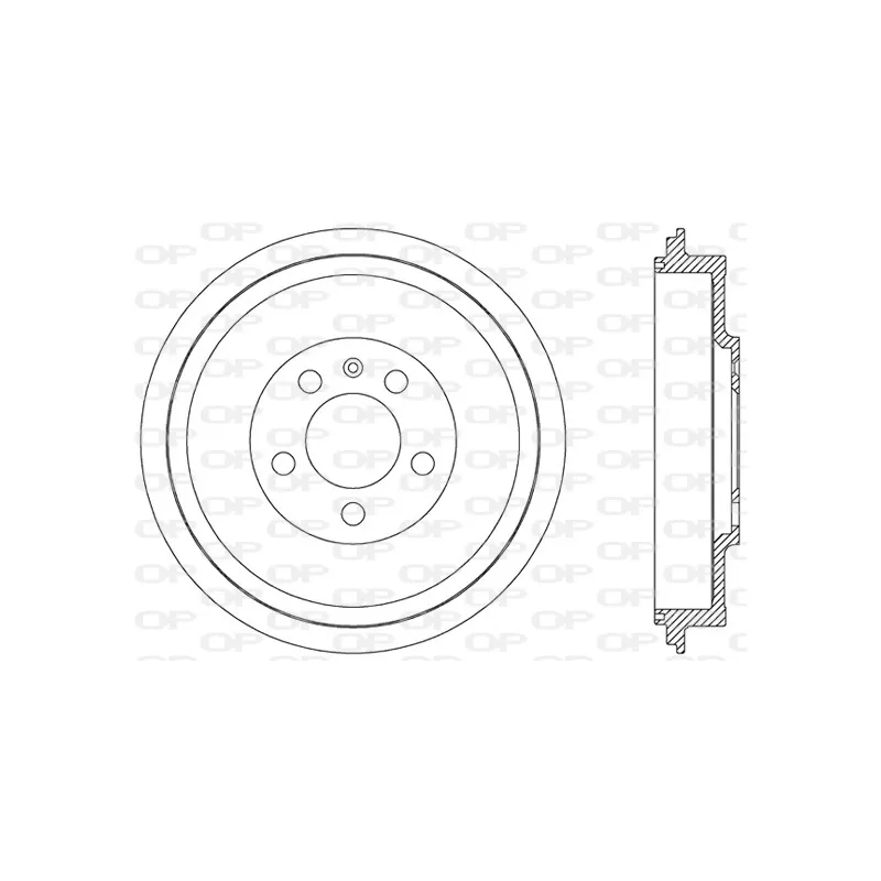 Tambour de frein OPEN PARTS BAD9049.10
