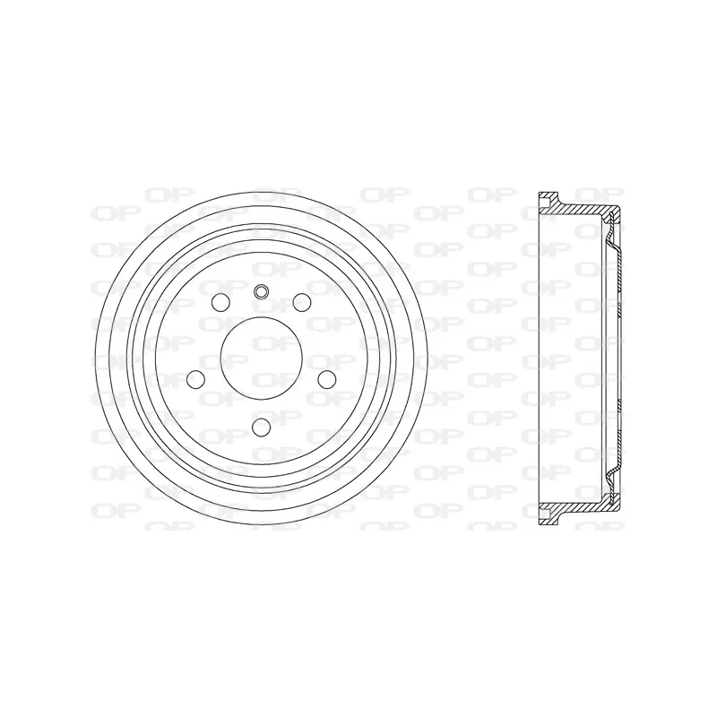 Tambour de frein OPEN PARTS BAD9050.20