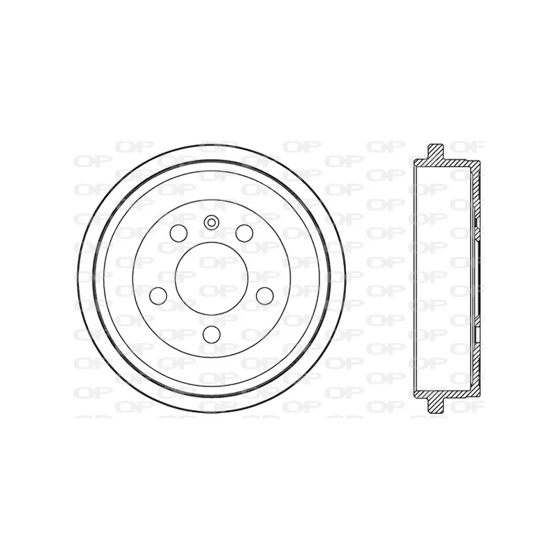 Tambour de frein OPEN PARTS BAD9054.10