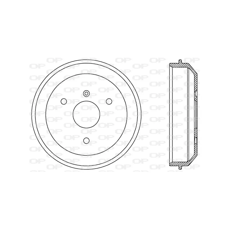 Tambour de frein OPEN PARTS BAD9055.10