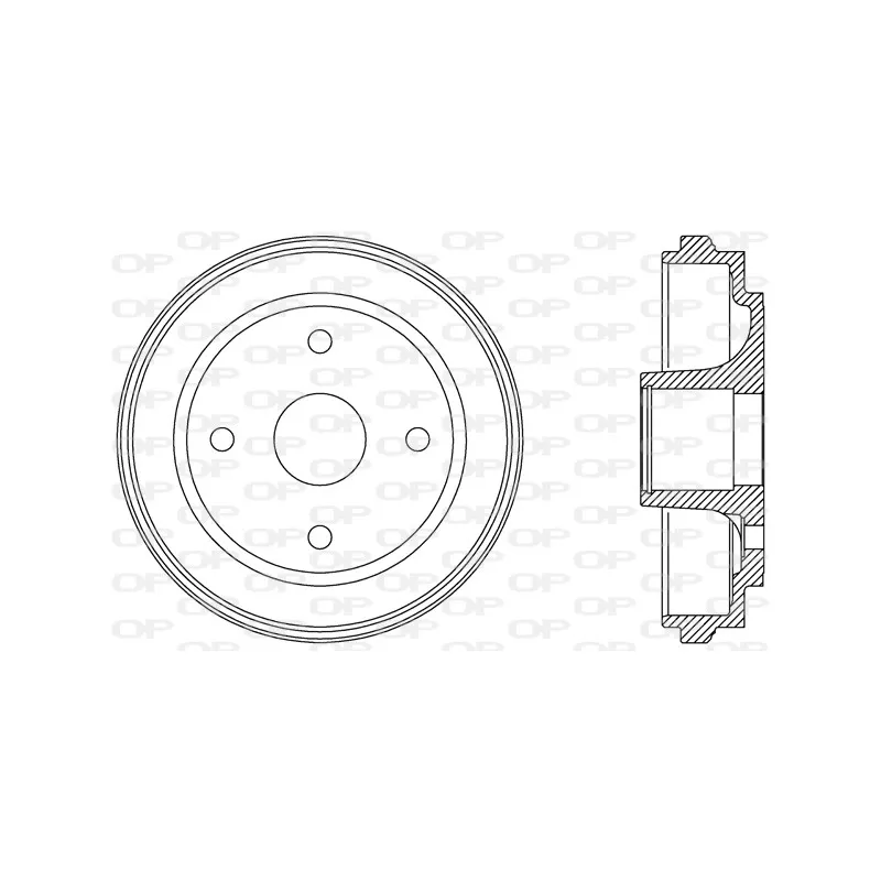 Tambour de frein OPEN PARTS BAD9063.30
