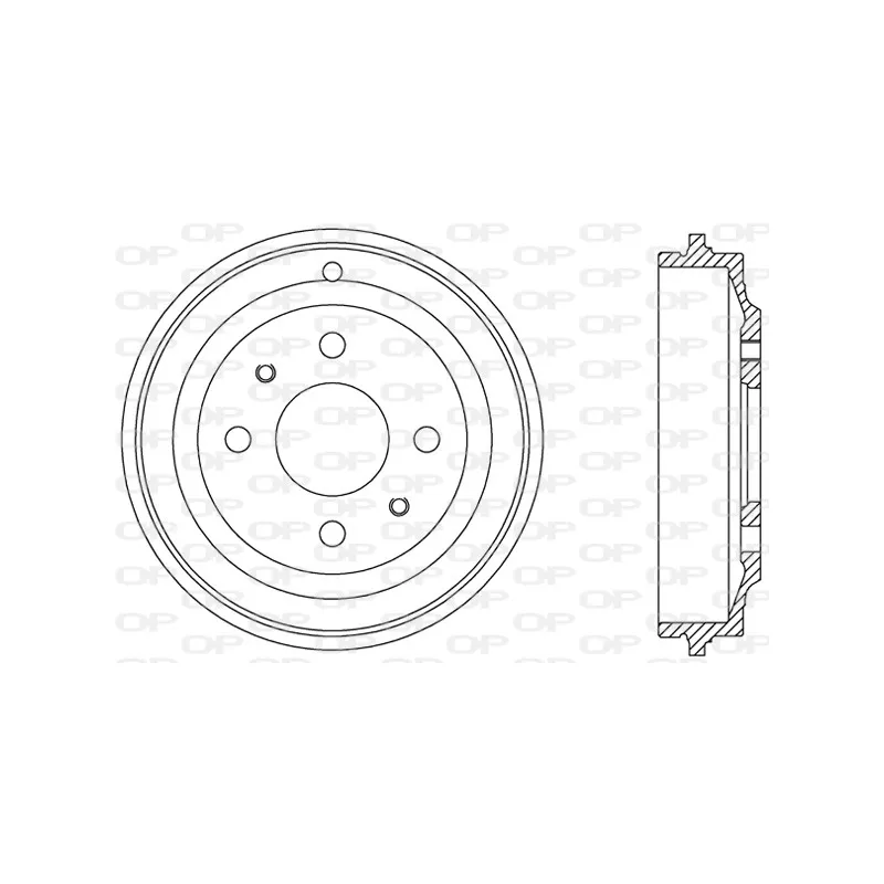Tambour de frein OPEN PARTS BAD9064.10