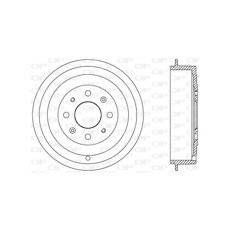 Tambour de frein OPEN PARTS BAD9065.10