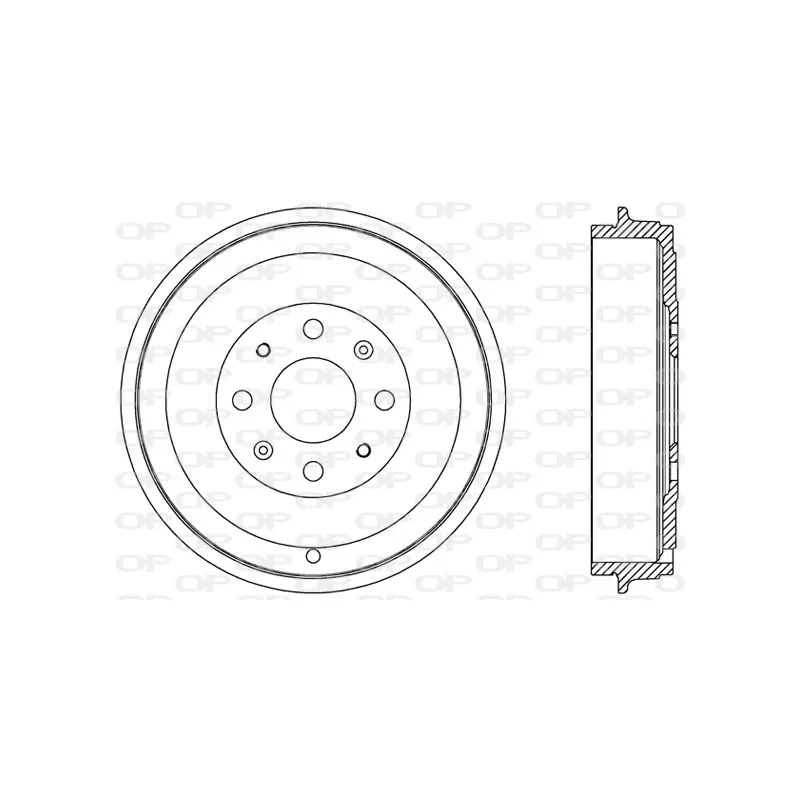 Tambour de frein OPEN PARTS BAD9066.10