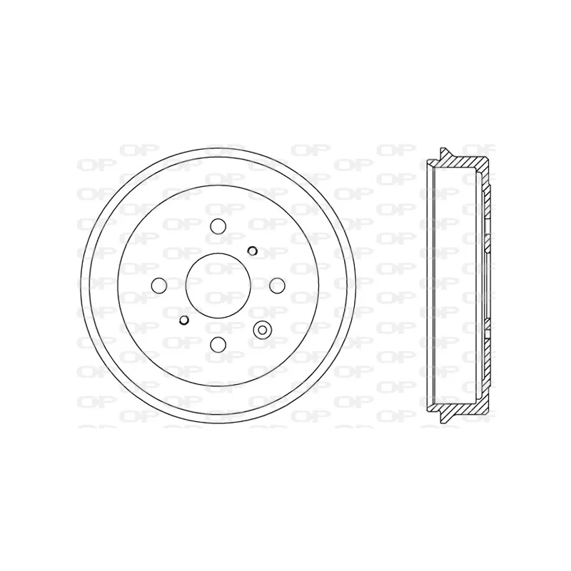 Tambour de frein OPEN PARTS BAD9071.10