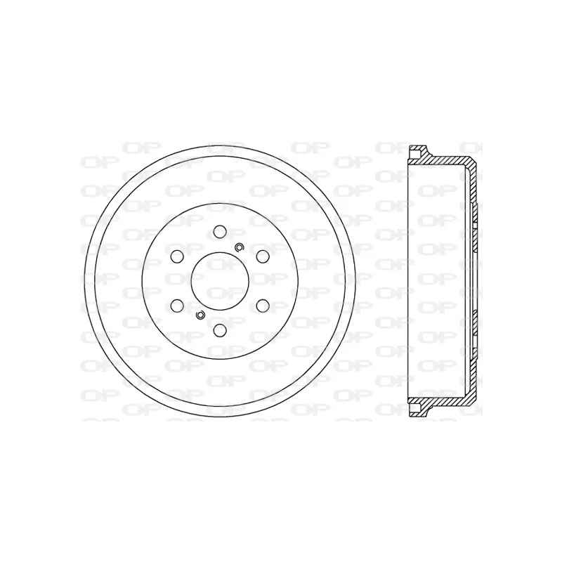 Tambour de frein OPEN PARTS BAD9081.10